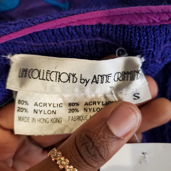 vintage Umi Collections by Anne Crimmins sweater/blouse size S - Picture 8 of 10